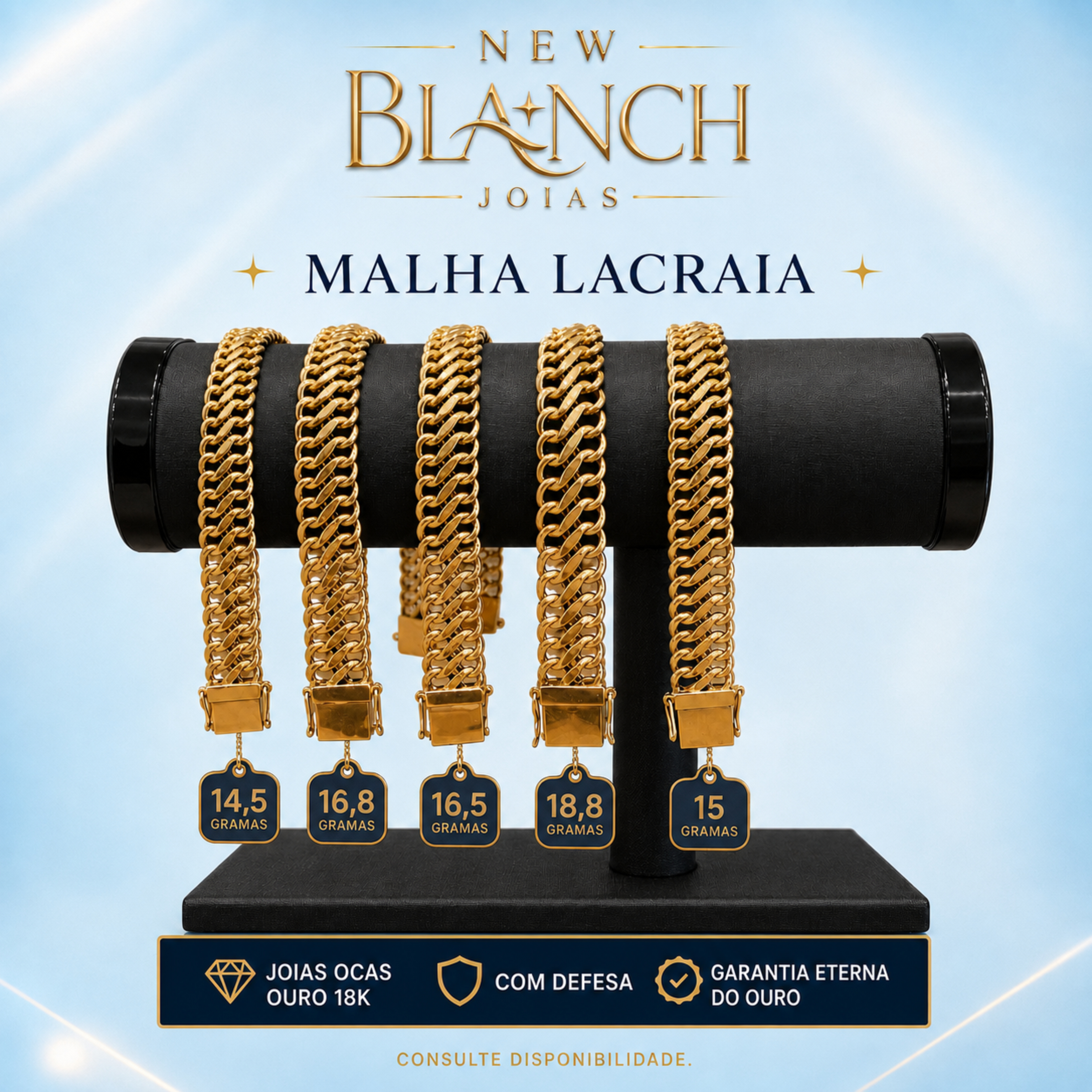 Pulseiras com Defesa em Ouro 18K